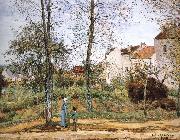 Camille Pissarro, Village garden